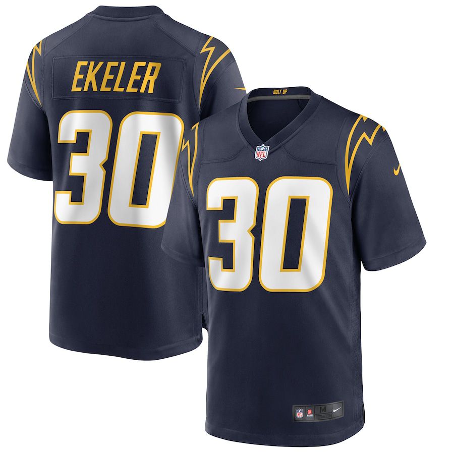 Men Los Angeles Chargers #30 Austin Ekeler Nike Navy Alternate Game NFL Jersey